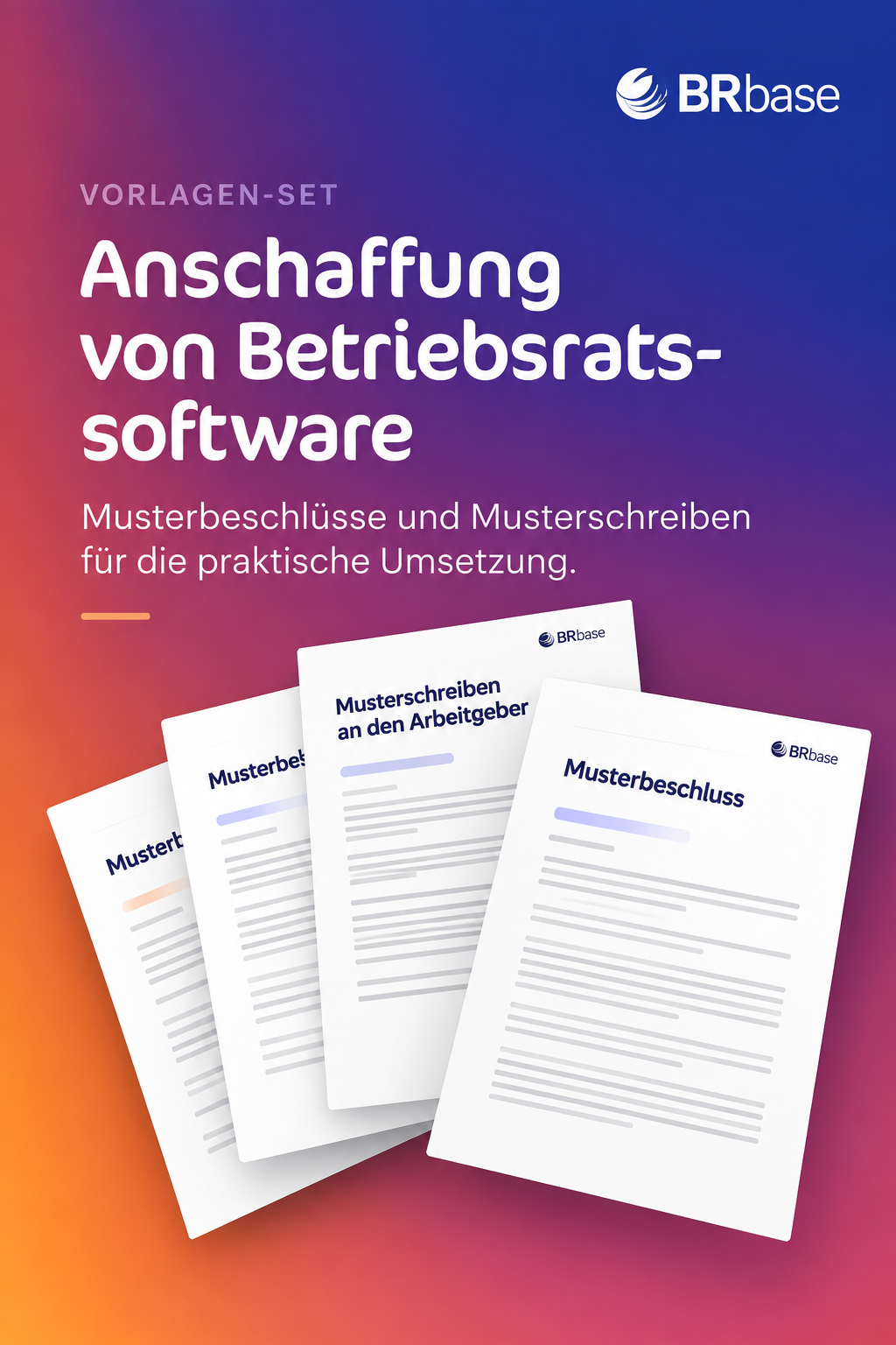 Vorlagen-Set zur Anschaffung von BRbase